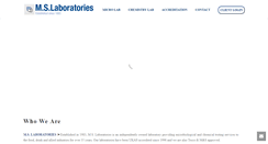 Desktop Screenshot of mslabs.co.uk